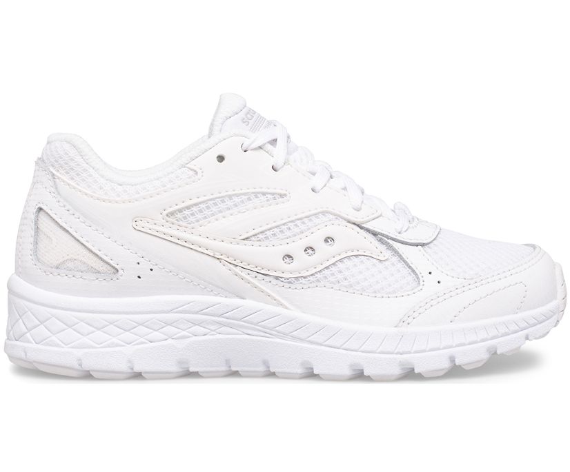 Saucony Cohesion 14 Lace Kids\' Sneakers White | Canada 846FDNM